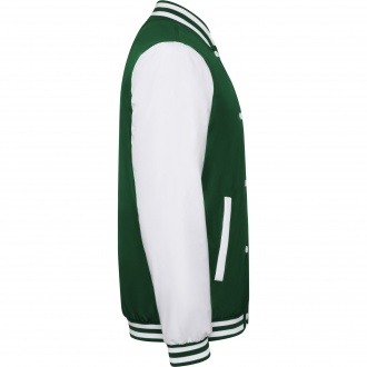 CALIFORNIA - Two-tone unisex jacket with quilted interior, zipper pockets and snap buttons.