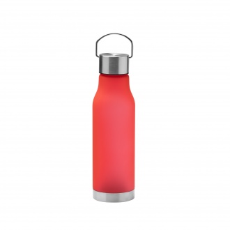 Magox - Bottle made of RPET polyester with translucent matte finish with cap, handle and stainless steel bottom.