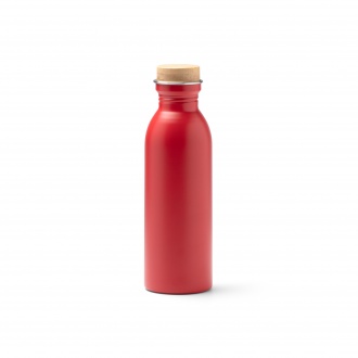  Levu - Bottle made of recycled 304 stainless steel with a matte finish and a bamboo cap. Capacity: 650 ml.
