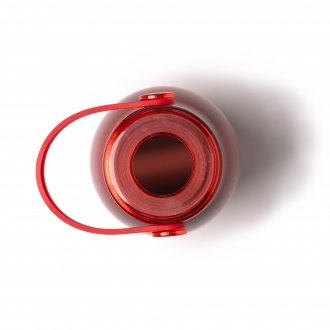 Fental - Bottle made of recycled aluminum with a transparent stopper and matching silicone handle. Capacity: 750 ml.