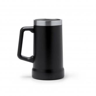 Ronin - Mug with recycled 304 stainless steel handle, double wall with matte finish, capacity 700ml.