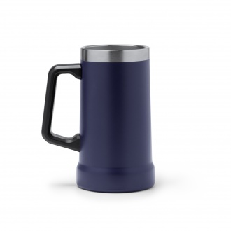 Ronin - Mug with recycled 304 stainless steel handle, double wall with matte finish, capacity 700ml.