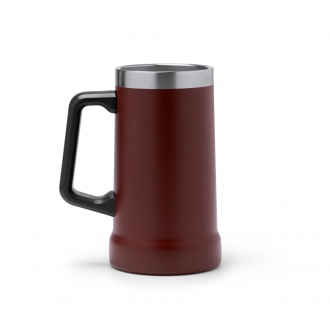 Ronin - Mug with recycled 304 stainless steel handle, double wall with matte finish, capacity 700ml.