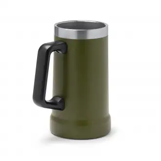 Ronin - Kubek z uchwytem ze stali nierdzewnej 304 pochodzącej z recyklingu, z podwójnymi ściankami o matowym wykonczeniu, pojemnośc 700ml.