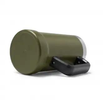 Ronin - Kubek z uchwytem ze stali nierdzewnej 304 pochodzącej z recyklingu, z podwójnymi ściankami o matowym wykonczeniu, pojemnośc 700ml.