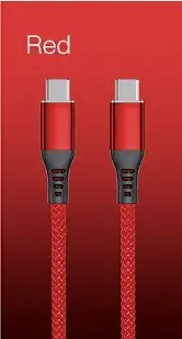 BULLET - USB C - USB C, kabel szybkiego ładowania 60W PD i transfer danych