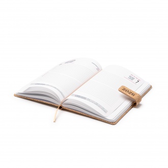 Vasir - Kalendarz w formacie A5 z korkową i magnetyczną okładką.