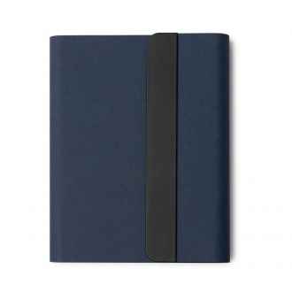 SABIX - Wielofunkcyjna teczka z RPET z wbudowanym powerbankiem bezprzewodowym.