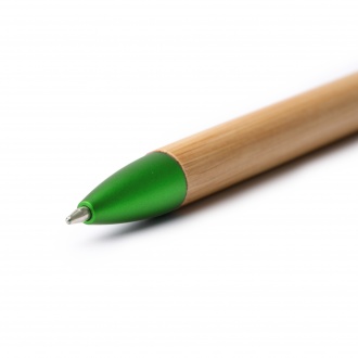 VILON - Długopis z korpusem i przyciskiem z bambusa