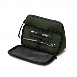 RONDA - Kosmetyczka ze skóry PU w trójkątnym kształcie