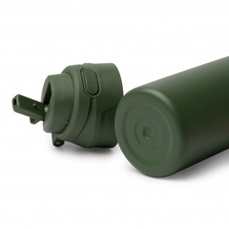 KELIS - Kubek termiczny (700ml) ze słomką z podwójnymi ściankami ze stali nierdzewnej z recyklingu