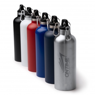 LUWAK - Butelka (550ml) z podwójnymi ściankami ze stali nierdzewnej z recyklingu, zakrętka z karabińczykiem