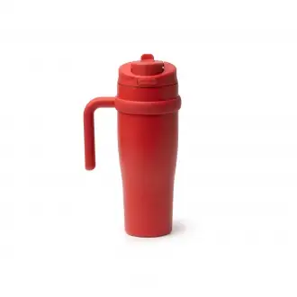 KALAM - Kubek termiczny (900ml) ze słomką, wykonany ze stali nierdzewnej z recyklingu