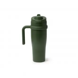 KALAM - Kubek termiczny (900ml) ze słomką, wykonany ze stali nierdzewnej z recyklingu