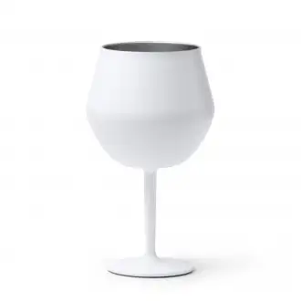 FRADES - Kubek/Kieliszek 2w1 (380ml) wykonany ze stali nierdzewnej