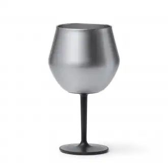 FRADES - Kubek/Kieliszek 2w1 (380ml) wykonany ze stali nierdzewnej