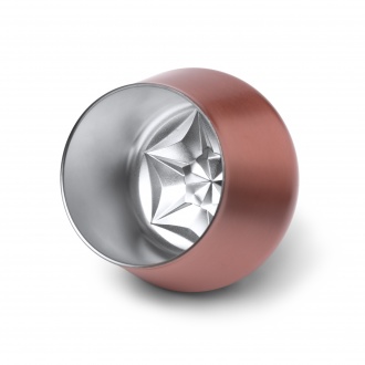 FRADES - Kubek/Kieliszek 2w1 (380ml) wykonany ze stali nierdzewnej