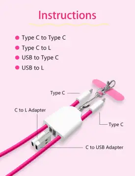 VOLT LINK - 4w1 kabel szybkiego ładowania 60W 3A i transfer danych