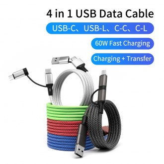 STREAM CORE - 4w1 kabel ładowania 60W i transfer danych