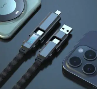 KRIS - 4 IN 1 Kabel szybkiego ładowania i transfer danych