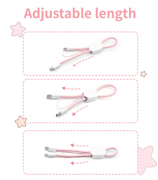 LINEA - 2w1 OTG kabel szybkiego ładowania 60W 3A i transfer danych