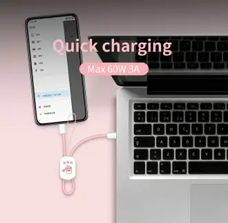 LINEA - 2w1 OTG kabel szybkiego ładowania 60W 3A i transfer danych