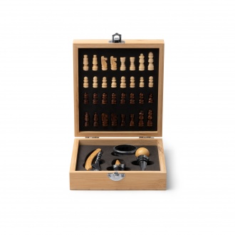 FRESNO - Zestaw do wina z zestawem do szachów