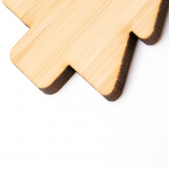 LACEY - Bambusowy brelok w kształcie choinki