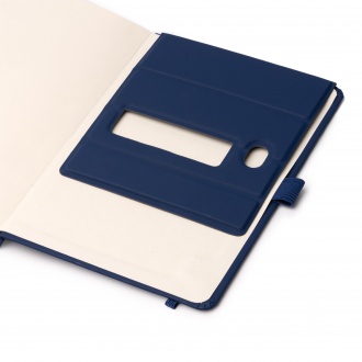 MARION - Notatnik ze składanym stojakiem na smartphone