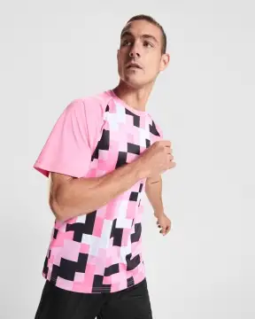 VENTOR - Koszulka techniczna unisex 150 g/m² z geometrycznym wzorem