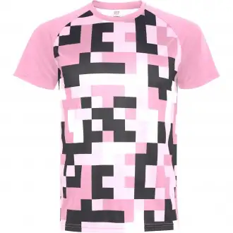 VENTOR - Koszulka techniczna unisex 150 g/m² z geometrycznym wzorem