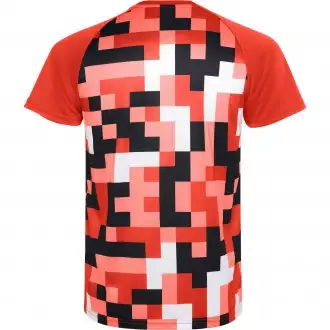 VENTOR - Koszulka techniczna unisex 150 g/m² z geometrycznym wzorem