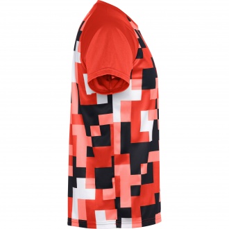 VENTOR - Koszulka techniczna unisex 150 g/m² z geometrycznym wzorem