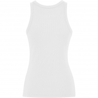 DRIBE - Damska prążkowana koszulka na ramiączkach (220 g/m², 95% bawełna)