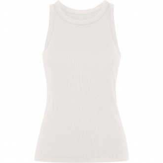 DRIBE - Damska prążkowana koszulka na ramiączkach (220 g/m², 95% bawełna)