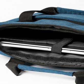 KALMAR - Teczka na laptopa z poliestru RPET 600D z recyklingu