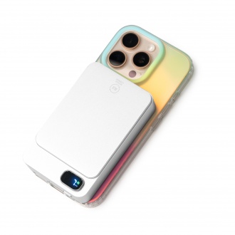 VATUM - Powerbank z ładowaniem bezprzewodowym i ekranem wyświetlającym poziom baterii, 10 000 mAh.