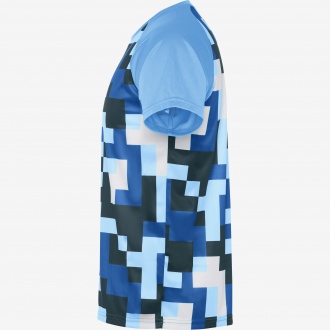 VENTOR - Koszulka techniczna unisex 150 g/m² z geometrycznym wzorem