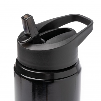 TATLON - Butelka ze stali nierdzewnej z recyklingu ze słomką i uchwytem , 700ml