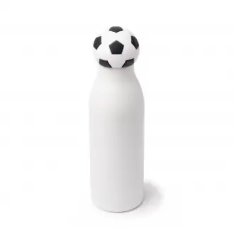 FAFIK - Butelka ze stali z zakrętką w kształcie piłki, 550ml