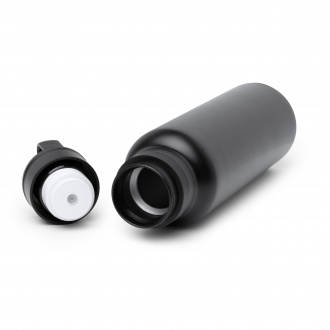 BITMAN - Butelka z podwójnymi ściankami ze stali nierdzewnej z recyklingu i uchytem, 750ml