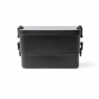 KADY - Pudełko na lunch z PP z osobnymi komorami i sztućcami w zestawie