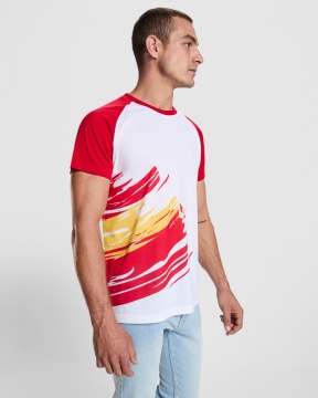 FORZA - Koszulka poliestrowa (190 g/m²) z wzorem flagi