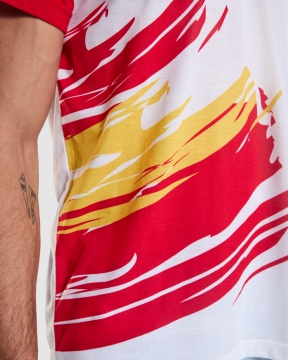 FORZA - Koszulka poliestrowa (190 g/m²) z wzorem flagi