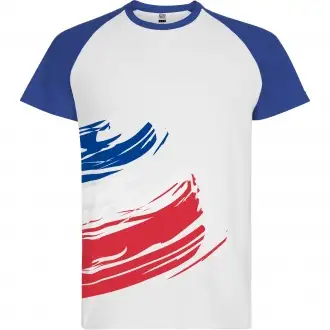 FORZA - Koszulka poliestrowa (190 g/m²) z wzorem flagi