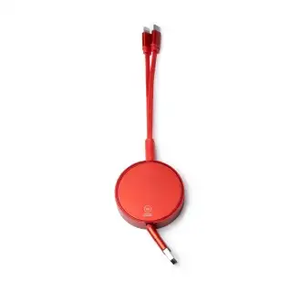 DAWSON - Wysuwany kabel USB/USB C do USB C/Lightning