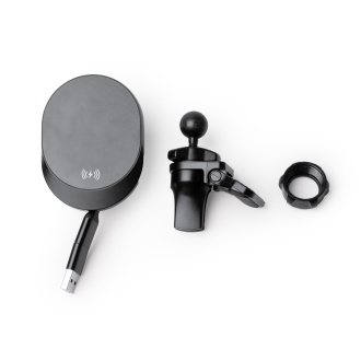 BRAVEK - Magnetyczny uchwyt samochodowy z ładowarką bezprzewodową