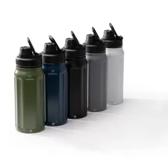 NOBLEK - Butelka termiczna ze stali nierdzewnej z recyklingu, z uchwytem, 540ml