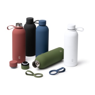 SIVAS - Butelka termiczna ze stali nierdzewnej z recyklingu z uchwytem, 500ml