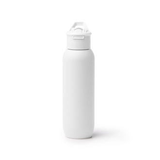 BULGON - Recycled stainless steel thermos bottle with handle and straw, 500 ml